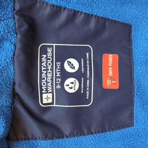 Mountain Warehouse 9-12M Fleece-Lined Splash Suit - Picture 3 of 5